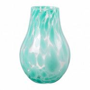 Broste Copenhagen Ada Spot vas 22,5 cm Light turquoise