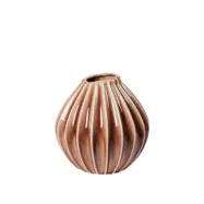 BROSTE COPENHAGEN Bred vas L - beige keramik (H:30)