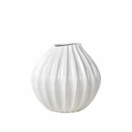 BROSTE COPENHAGEN Bred vas XL, rund - elfenbenskeramik