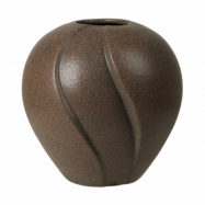Broste Copenhagen Leda vas Ø15x15 cm Antique brown