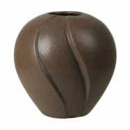 Broste Copenhagen Leda vas Ø25x25 cm Antique brown