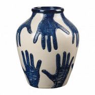 Broste Copenhagen Mime vas 40 cm Intense blue-rainy day