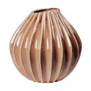 Broste Copenhagen Wide vas M 25 cm Fawn