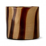 Byon Calore ljuslykta-vas M Ø15 cm Brown-beige