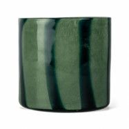 Byon Calore ljuslykta-vas M Ø15 cm Green-dark green