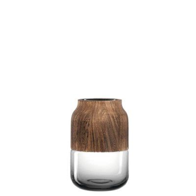 Colletto Vas Leonardo Trä/Glas 18 cm