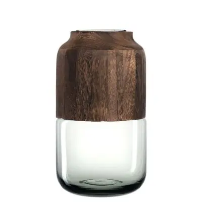Colletto Vas Leonardo Trä/Glas 32 cm