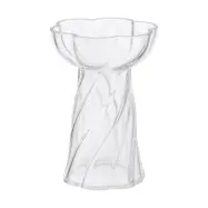 Cooee Design Twist bulb vas 16 cm Clear