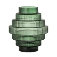 CREATIVE COLLECTION Bettie Vas, Gr&ouml;n, Glas, D21xH24 cm