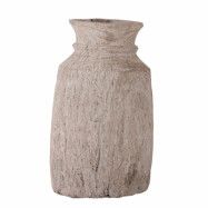 CREATIVE COLLECTION Ifaz dekorativ vas, rund - naturligt återvunnet trä