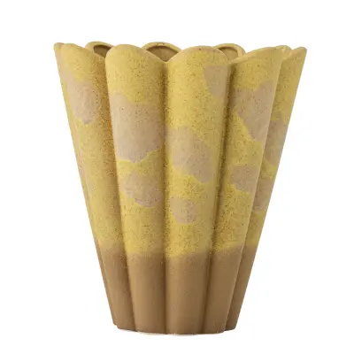 CREATIVE COLLECTION Penn Vas, Gul, Stengods (D25,5xH29 cm)