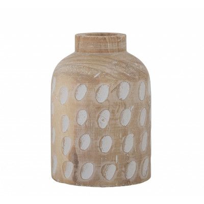 CREATIVE COLLECTION Pon Deco Vas, naturligt, imperialistiskt trä
