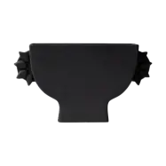 DBKD Flat vas 16 cm Black