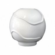 DBKD Form vas Ø18 cm Shiny white