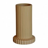 DBKD Stripe vas 18 cm Ocra
