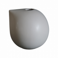 DBKD Vas Nib H15 cm Grå