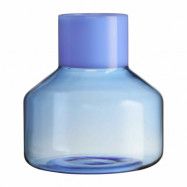 Design Letters Generous vas medium Ø13 cm Milky blue-blue