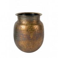 DUTCHBONE Baha vas, rund - koppar aluminium