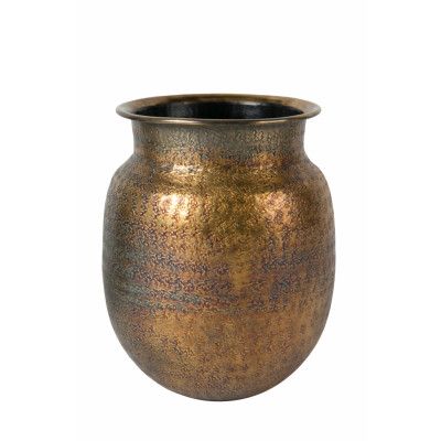DUTCHBONE Baha vas, rund - koppar aluminium