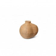 ferm LIVING - Bola Braided Floor Vase Natural ferm LIVING