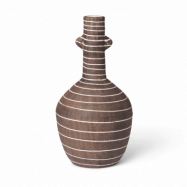 Ferm Living Brura vas 32 cm Coffee-white