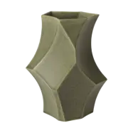 Ferm Living Cueva vas 26 cm Dark sage