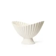 ferm LIVING - Fountain Skål W28 Off-White