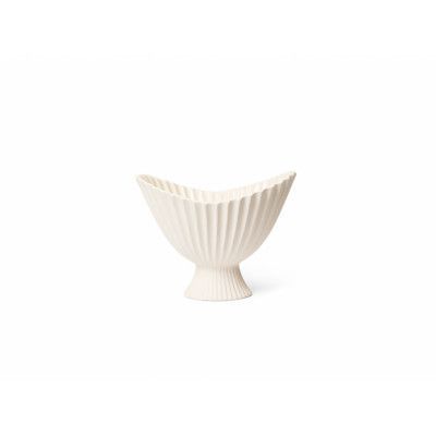 ferm LIVING - Fountain Skål W28 Off-White