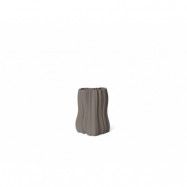 Ferm Living - Moire Vase H20 Anthracite