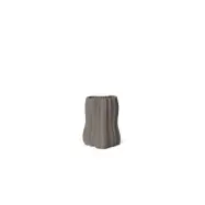 ferm LIVING - Moire Vase H20 Anthracite