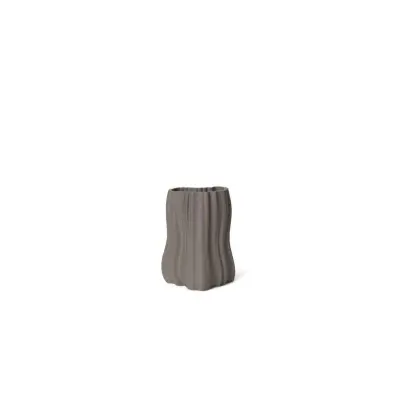 ferm LIVING - Moire Vase H20 Anthracite