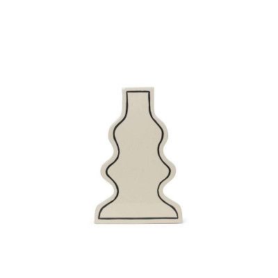 ferm LIVING - Paste Vase Curvy Off-White