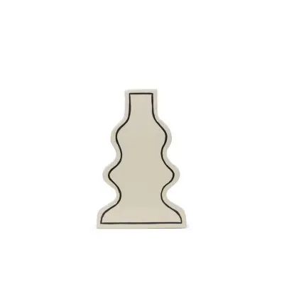 ferm LIVING - Paste Vase Curvy Off-White