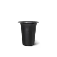 ferm LIVING - Spun Alu Basket High Blackened Aluminium