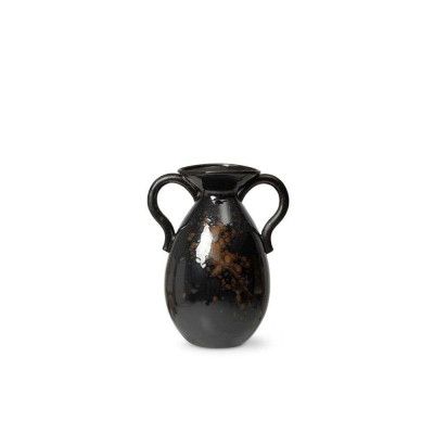 ferm LIVING - Verso Floor Vase Black/Brown ferm LIVING