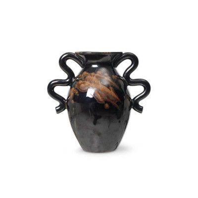 ferm LIVING - Verso Table Vase Black/Brown