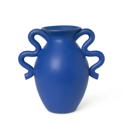ferm LIVING - Verso Table Vase Bright Blue