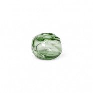 ferm LIVING - Water Swirl Vase Round Recycled Clear/Green