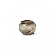 ferm LIVING - Water Swirl Vase Round Smoked Grey