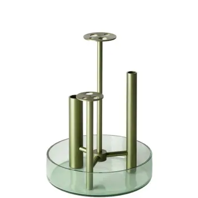FRITZ HANSEN - Ikeru Vase High Forest Green