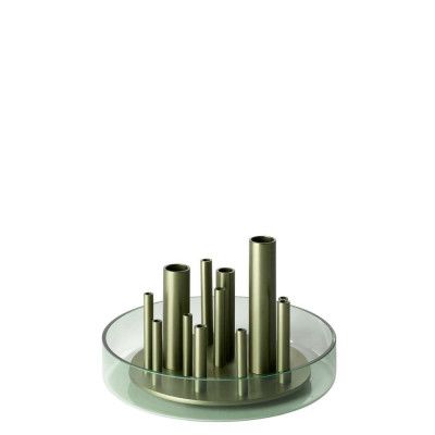 FRITZ HANSEN - Ikeru Vase Low Forest Green