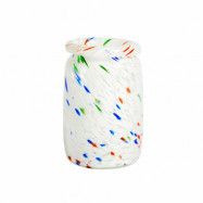 HAY Splash Roll Neck vas M 22 cm White dot (multi)