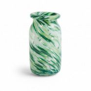 HAY Splash Roll Neck vas S 20,5 cm Green swirl