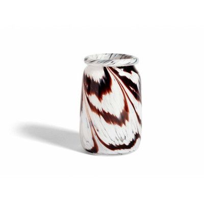 Hay - Splash Vase Roll Neck Large Coffee/White Hay