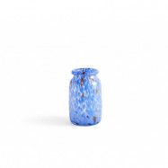 HAY - Splash Vase Roll Neck Medium Blue