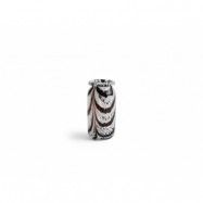 HAY - Splash Vase Roll Neck XS-Small Coffee/White