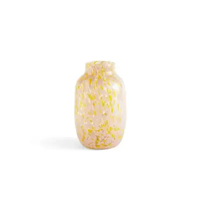 HAY - Splash Vase Round Large Light Pink/Yellow
