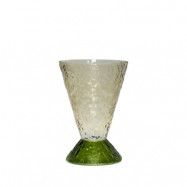Hübsch - Abyss Vase Dark Green/Brown
