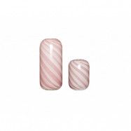 Hübsch - Candy Vases 2 pcs. Pink