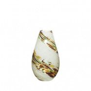 Hübsch - Grove Vase Amber/Brown/Green
